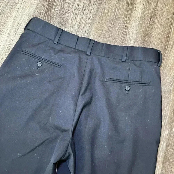 Mens Stafford Black Dress Pants - 34x32 - Picture 4 of 7
